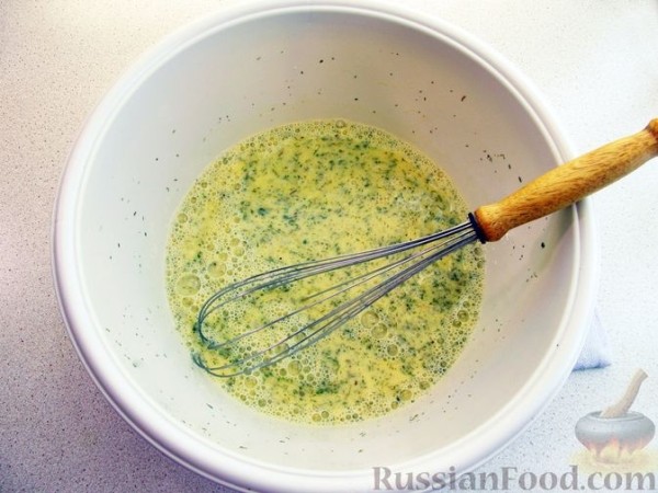 Блинные рулетики с кабачками и сыром (в духовке)