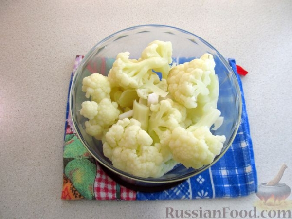 Оладьи из цветной капусты, с сыром