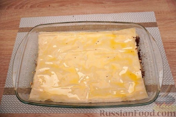 Шоколадная баклава с фундуком