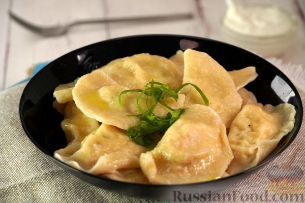 Польские пероги с картофелем и сыром