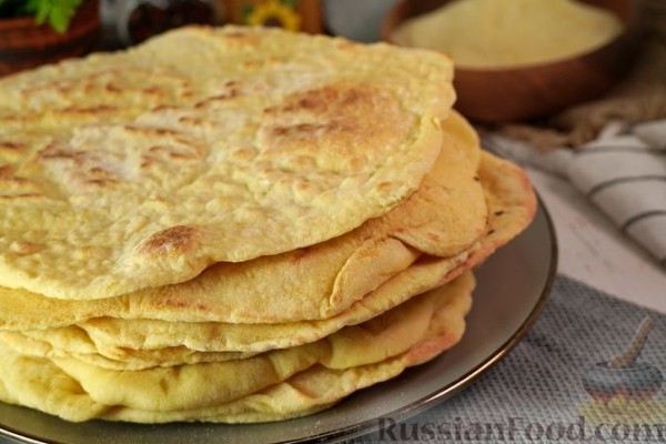 Пита из цельнозерновой муки (греческая лепёшка)