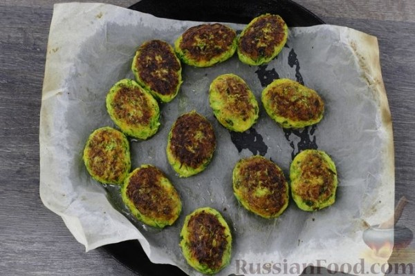 Котлеты с кабачками и картошкой