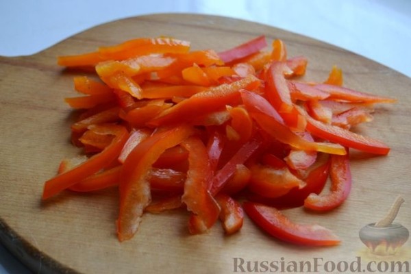 Салат из фасоли и болгарского перца