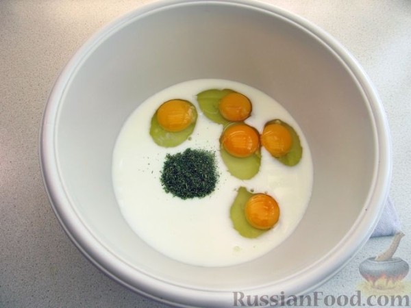 Блинные рулетики с кабачками и сыром (в духовке)