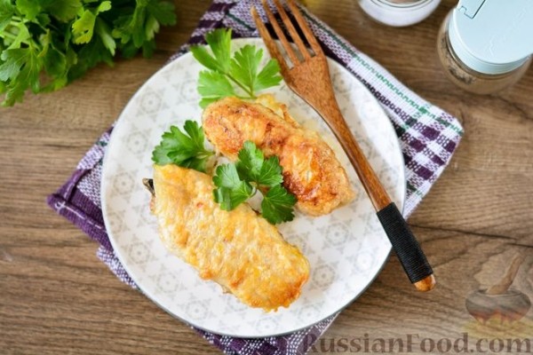 Свиные рулетики с черносливом и грецкими орехами