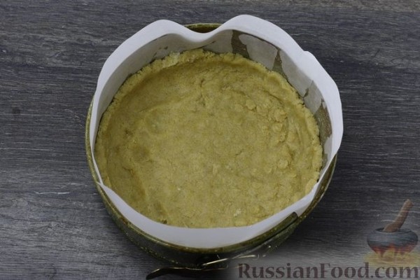 Песочный пирог с голубикой