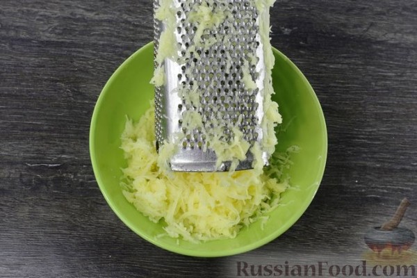 Котлеты с кабачками и картошкой