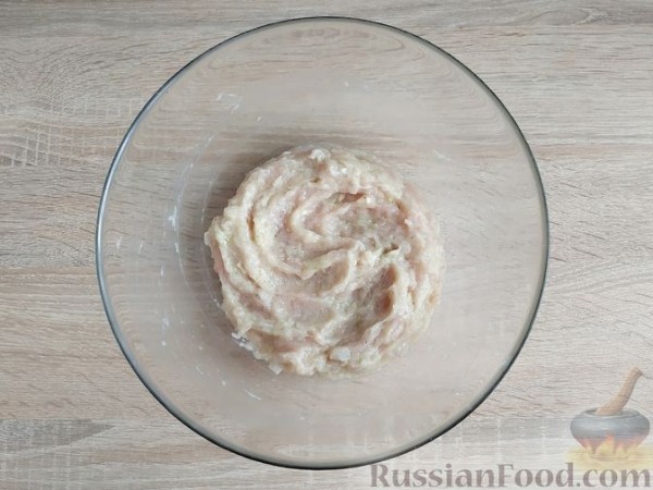 Котлеты из индейки с кабачками (без яиц)