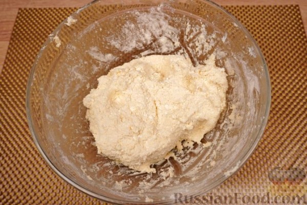 Творожные клёцки (турогомбоц) с персиками