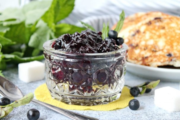 Черничный кисель