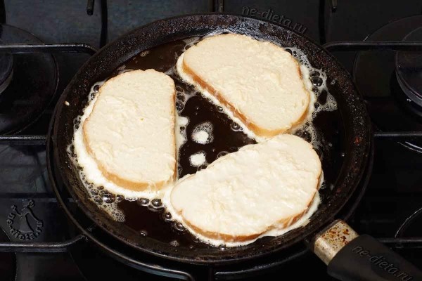 Гренки с сыром