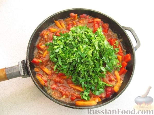 Мясо с баклажанами по-грузински