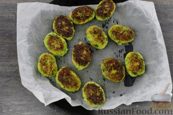Котлеты с кабачками и картошкой