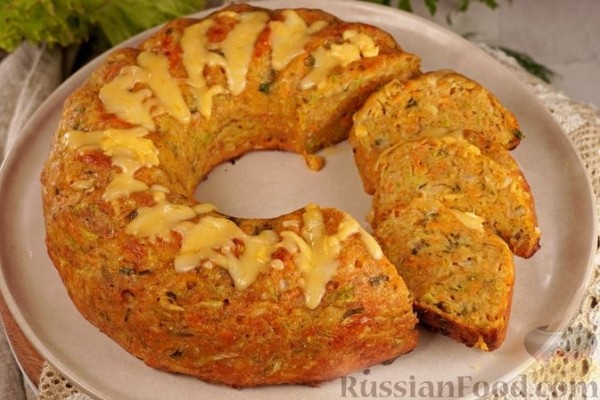 Кабачковая запеканка с сыром