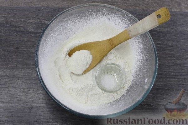 Песочный пирог с голубикой