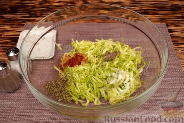 Запеканка из кабачков с брынзой