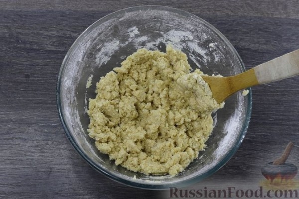 Песочный пирог с голубикой