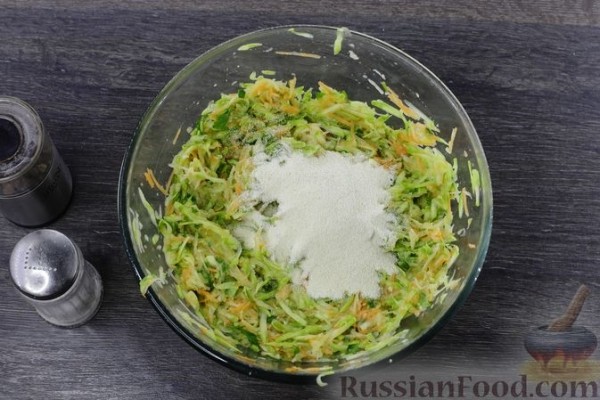 Котлеты с кабачками и картошкой