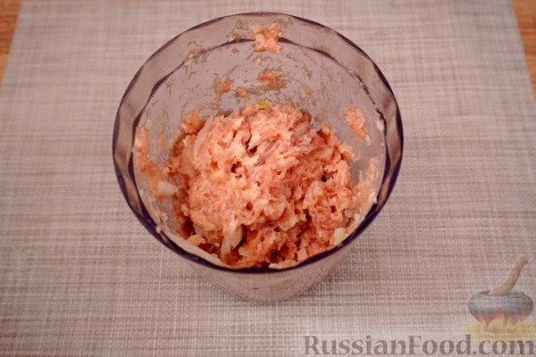 Запеканка из баклажанов с куриным фаршем и брынзой