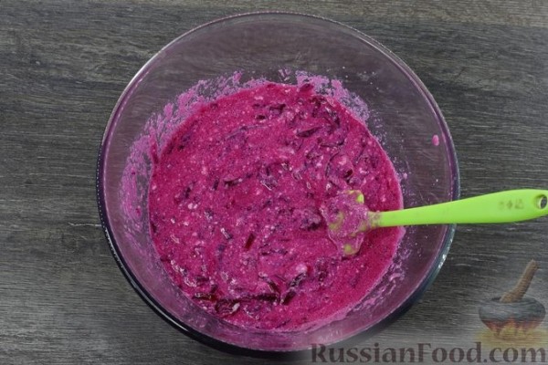 Шоколадный кекс со свёклой