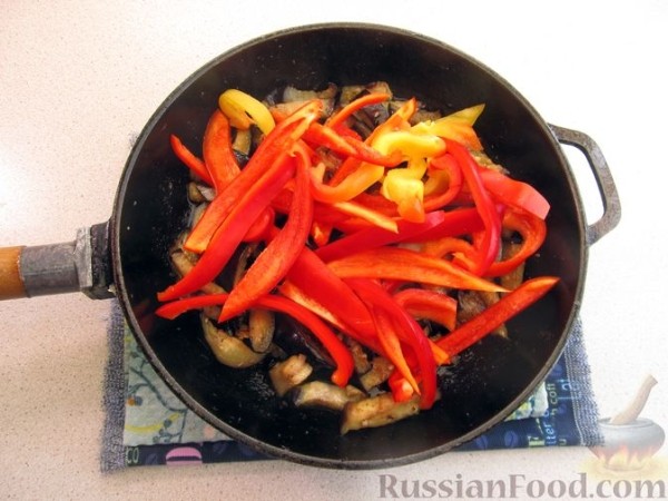 Баклажаны по-корейски с мясом