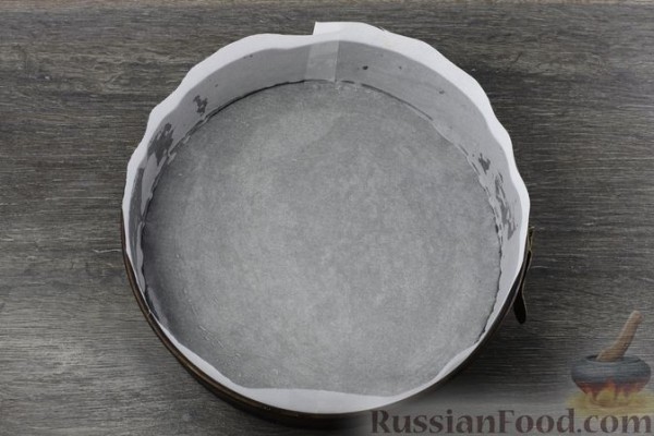 Тарт с творожной начинкой и персиками