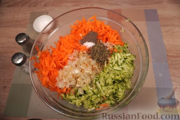 Запеканка из цукини и моркови