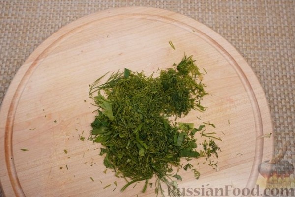 Бездрожжевые пирожки с картофелем, грибами и зеленью (в духовке)