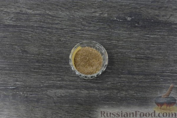 Тарт с творожной начинкой и персиками