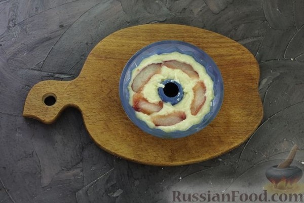Кекс с нектаринами