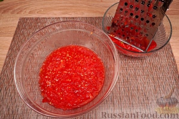 Томатный суп с вермишелью