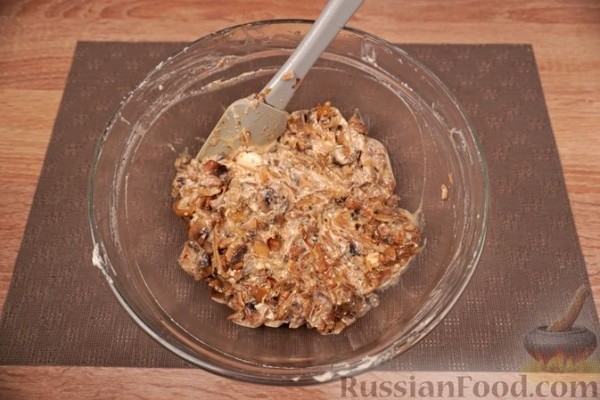 Манитаропита (грибной пирог с фетой и луком)