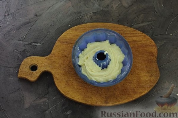 Кекс с нектаринами
