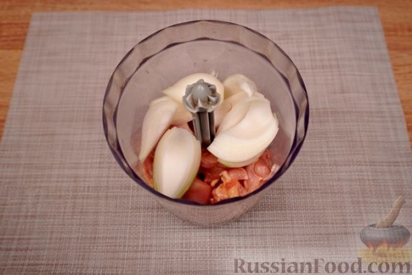 Запеканка из баклажанов с куриным фаршем и брынзой