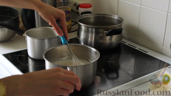 Французский тарт с клубничным пюре