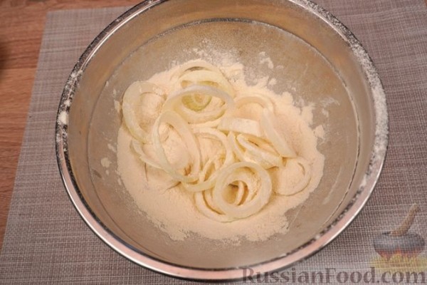 Луковые кольца в пивном кляре