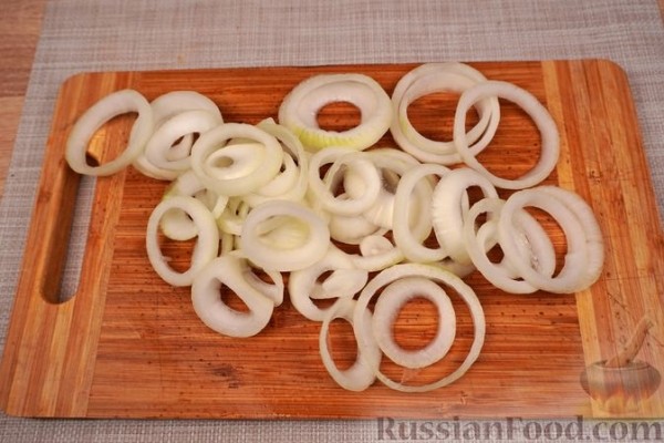 Луковые кольца в пивном кляре
