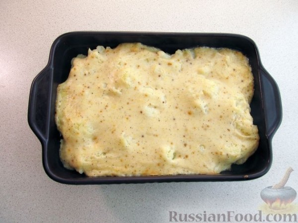 Цветная капуста, запечённая с сыром