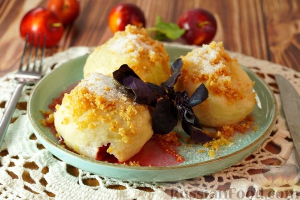 Кнедли со сливами