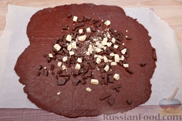 Шоколадная галета с ежевикой
