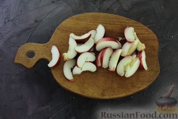 Кекс с нектаринами