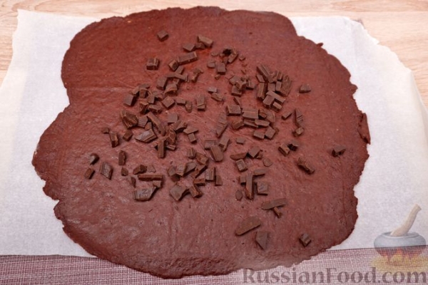 Шоколадная галета с ежевикой