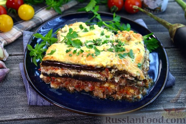 Мусака (лазанья из баклажанов)