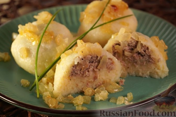 Силезские клёцки с мясом Силезские клёцки с мясом