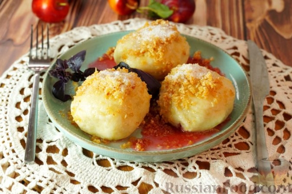 Кнедли со сливами