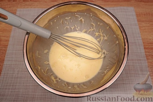 Запеканка из баклажанов с куриным фаршем и брынзой