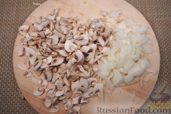 Бездрожжевые пирожки с картофелем, грибами и зеленью (в духовке)