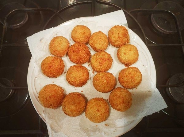 Куриные крокеты с грибами