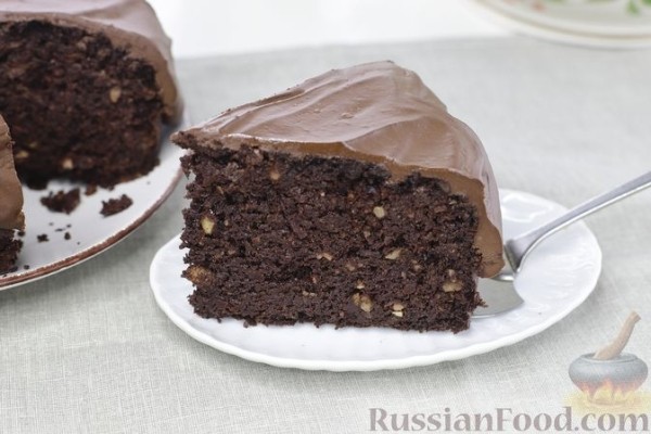 Шоколадный кекс со свёклой