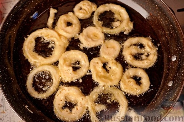 Луковые кольца в пивном кляре